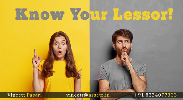 Read more about the article Know Your Lessor!